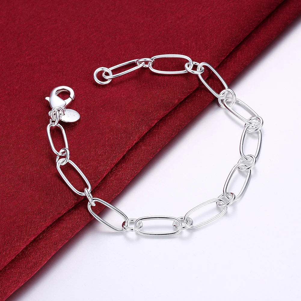 Bracelet For Women Chain 925 Sterling Silver Wedding Gift Party Fashion Luxury Jewelry Christmas Gifts GaaBou
