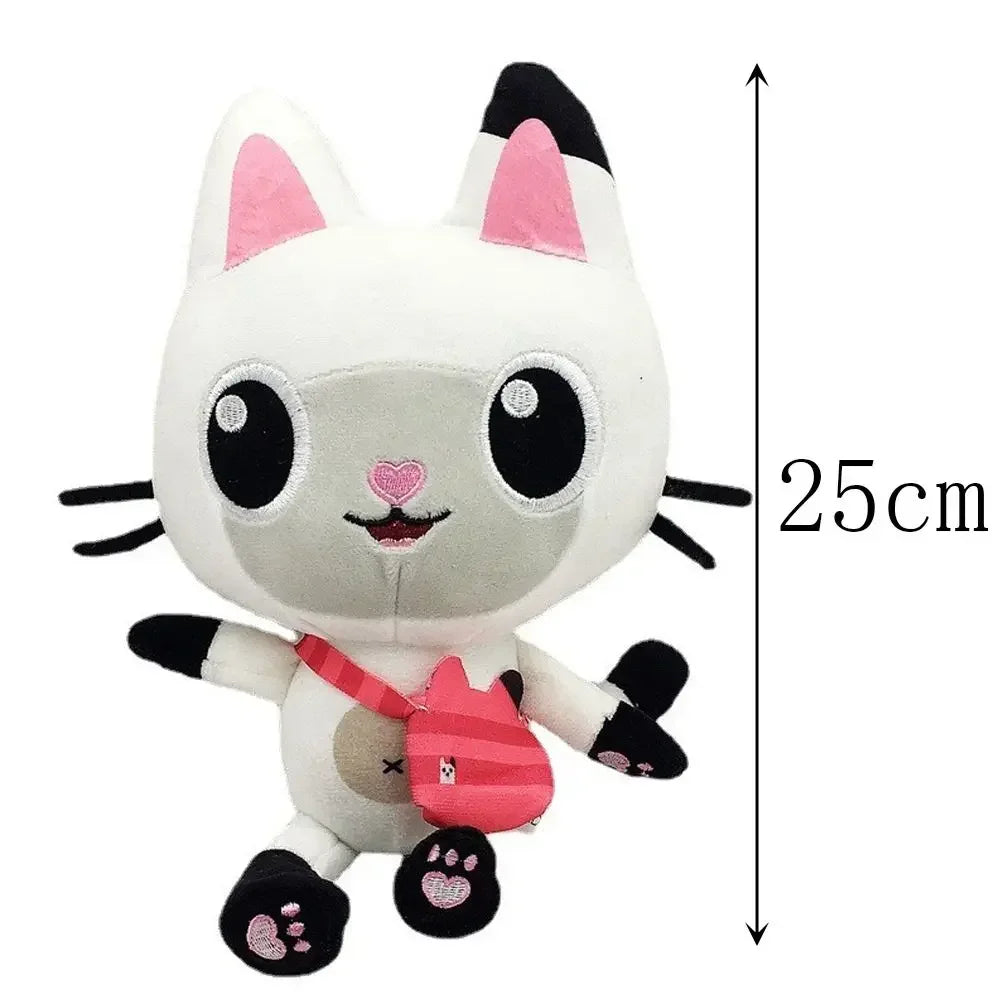 20-30cm Gabby's Doll House Plush Toy Backpack Cat Cake Cat Mermaid Stuffed Animals Plushie Dolls for Kids Gift