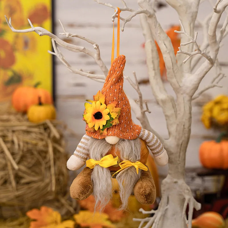 Thanksgiving Decoration Harvest Season  Doll Goblin Dwarf Doll Pendant Children's gift