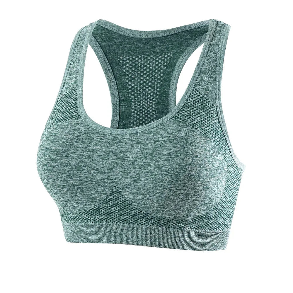 Women Sports Bra Top Push Up Fitness Yoga Bra Underwear Sport Tops For Women Breathable Running Vest Gym Wear