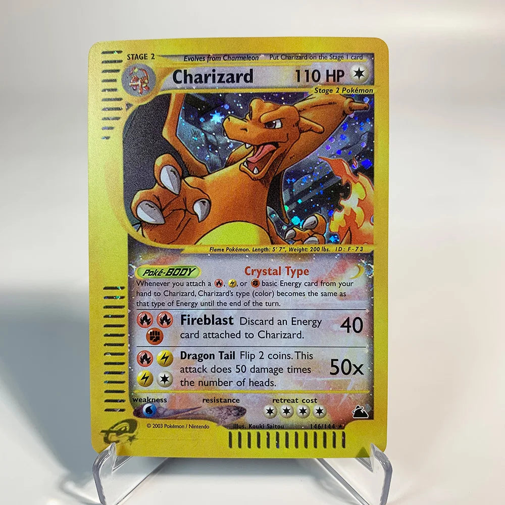 Charizard Pokemon Cards Shining Charizard Holographic Charizard Ex GX VMX Hobbies Rare Collection Battle Cards Toys Gifts