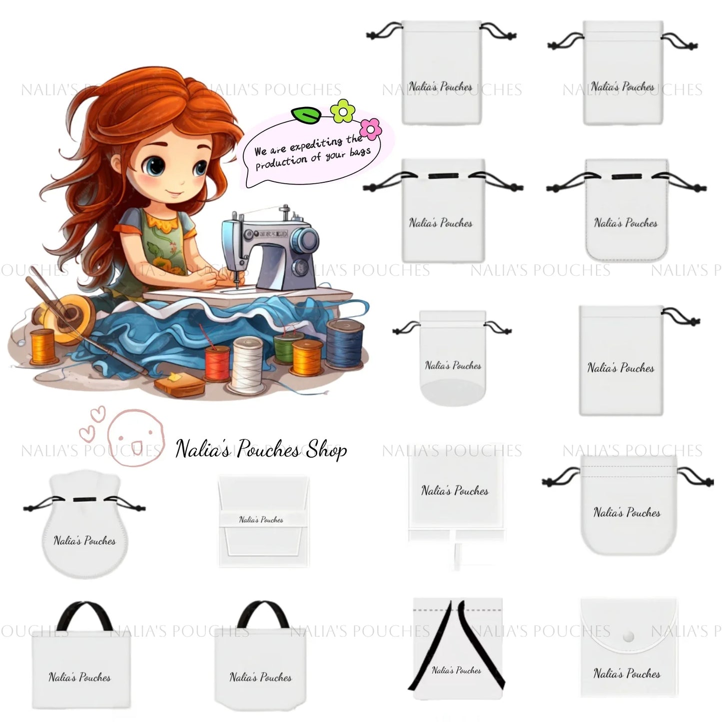 Customize your own gift bag jewelry bag