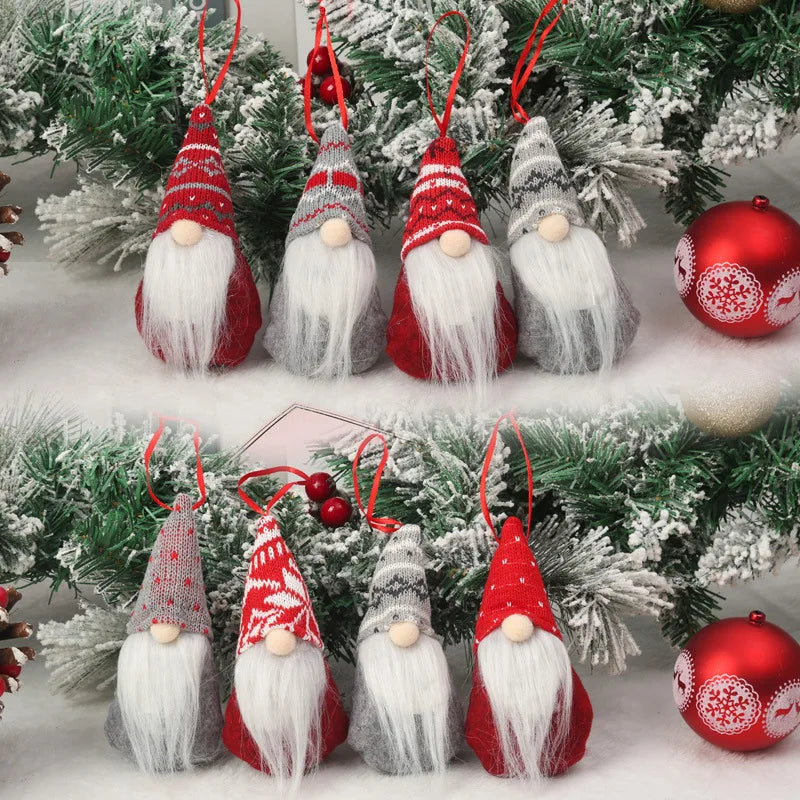 Gifts Christmas Santa Faceless Gnomes Dolls Christmas Decorations for Home Xmas Tree Decor Ornaments