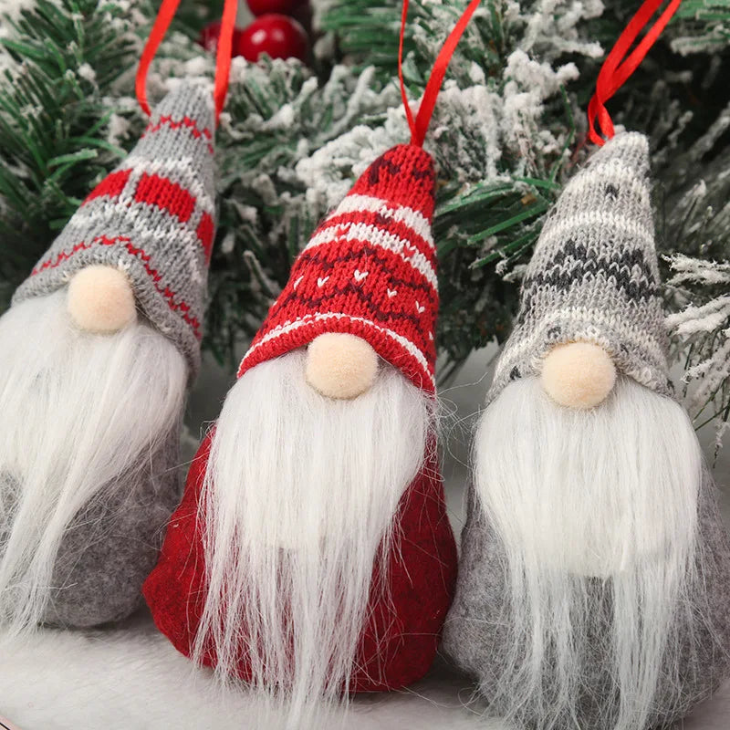 Gifts Christmas Santa Faceless Gnomes Dolls Christmas Decorations for Home Xmas Tree Decor Ornaments