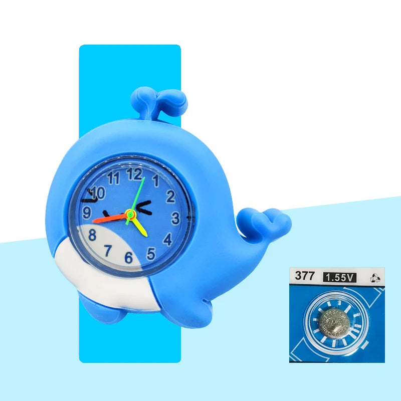 Baby Birthday Gift Children Toys Watches Cartoon Animal Dial Bracelet Kids Watches for Boy Girl 2-15 Years Old Child Clock