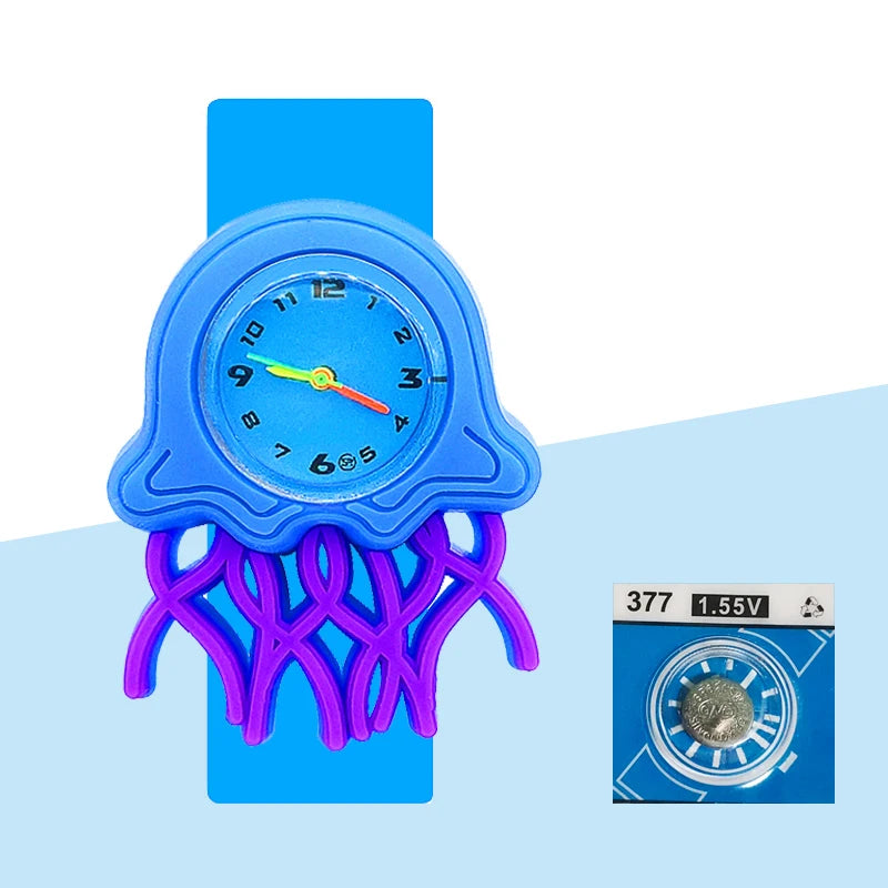 Baby Birthday Gift Children Toys Watches Cartoon Animal Dial Bracelet Kids Watches for Boy Girl 2-15 Years Old Child Clock