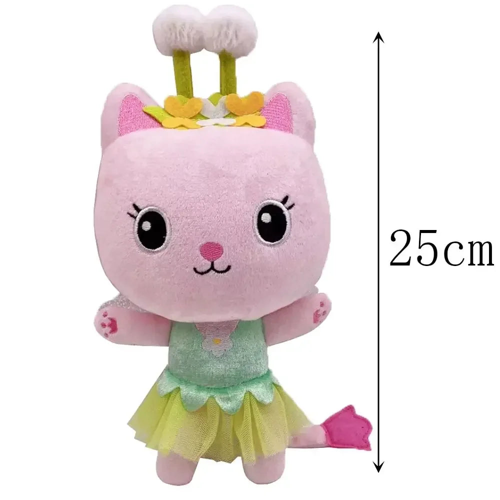 20-30cm Gabby's Doll House Plush Toy Backpack Cat Cake Cat Mermaid Stuffed Animals Plushie Dolls for Kids Gift