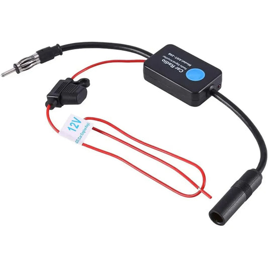 ANT-208 12V Car Automobile FM AM Radio Signal Amplifier Aerial Antenna Auto FM Antenna Booster Windshield for Car Boat Amplifier
