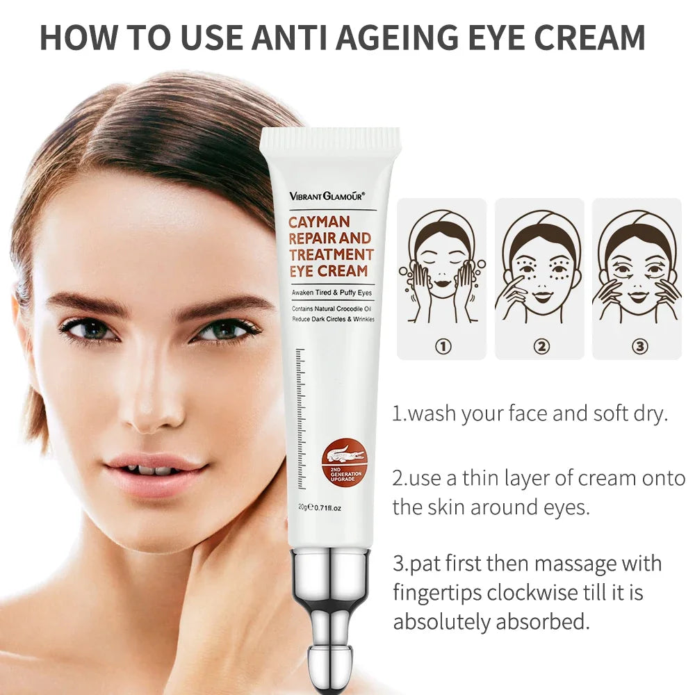 20g Peptide Collagen Anti Wrinkle Eye Cream Lightens Dark Circles and Removes Eye Bags Anti Aging Hydrating Eye Care Essence