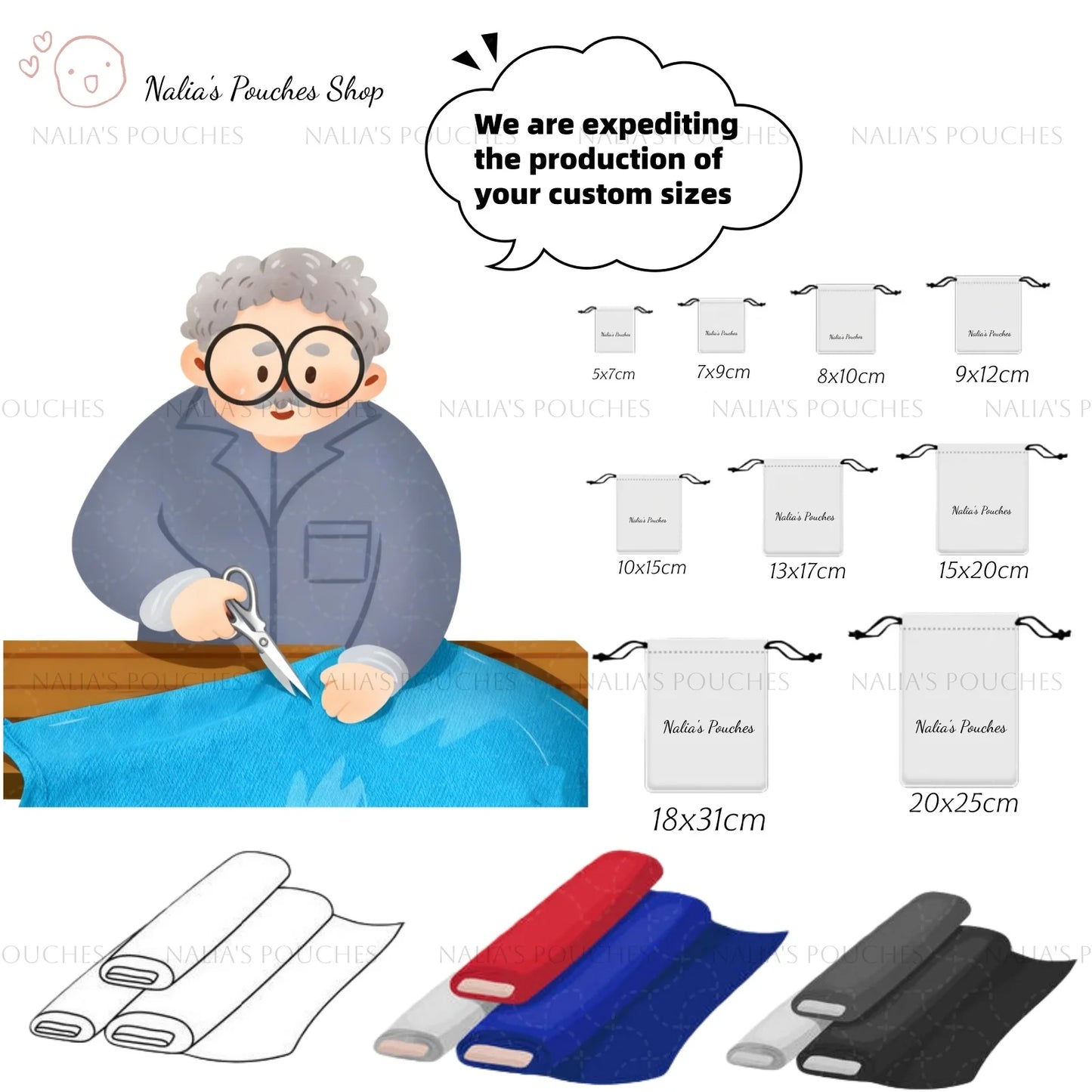 Customize your own gift bag jewelry bag