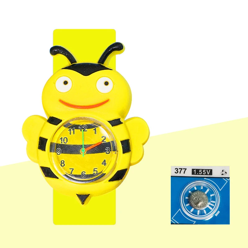 Baby Birthday Gift Children Toys Watches Cartoon Animal Dial Bracelet Kids Watches for Boy Girl 2-15 Years Old Child Clock