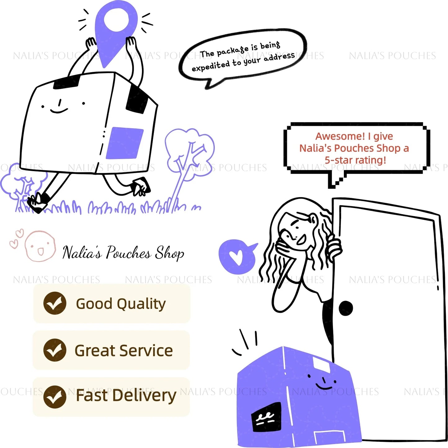 Customize your own gift bag jewelry bag