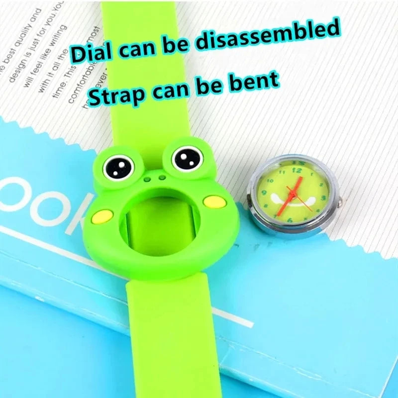 Baby Birthday Gift Children Toys Watches Cartoon Animal Dial Bracelet Kids Watches for Boy Girl 2-15 Years Old Child Clock