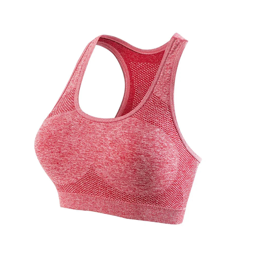 Women Sports Bra Top Push Up Fitness Yoga Bra Underwear Sport Tops For Women Breathable Running Vest Gym Wear
