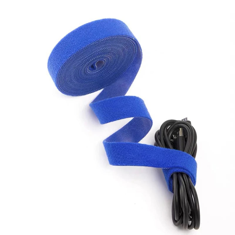 1m 5m Fishing Rod Tie Holders Straps Belts Suspenders Fastener Hook Loop Cable Cord Ties Belt Fishing Tools Accessories Gadget