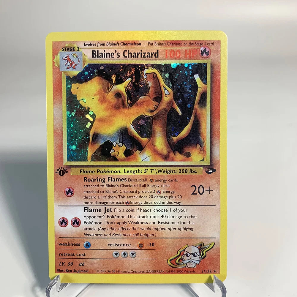 Charizard Pokemon Cards Shining Charizard Holographic Charizard Ex GX VMX Hobbies Rare Collection Battle Cards Toys Gifts