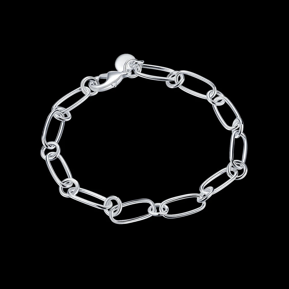Bracelet For Women Chain 925 Sterling Silver Wedding Gift Party Fashion Luxury Jewelry Christmas Gifts GaaBou
