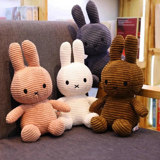 Original Cartoon Miffy Rabbit Plush Toys Kawaii Baby Accompany Highquality Plushie Doll Cute Room Decoration Children's Gift