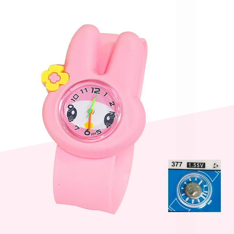 Baby Birthday Gift Children Toys Watches Cartoon Animal Dial Bracelet Kids Watches for Boy Girl 2-15 Years Old Child Clock