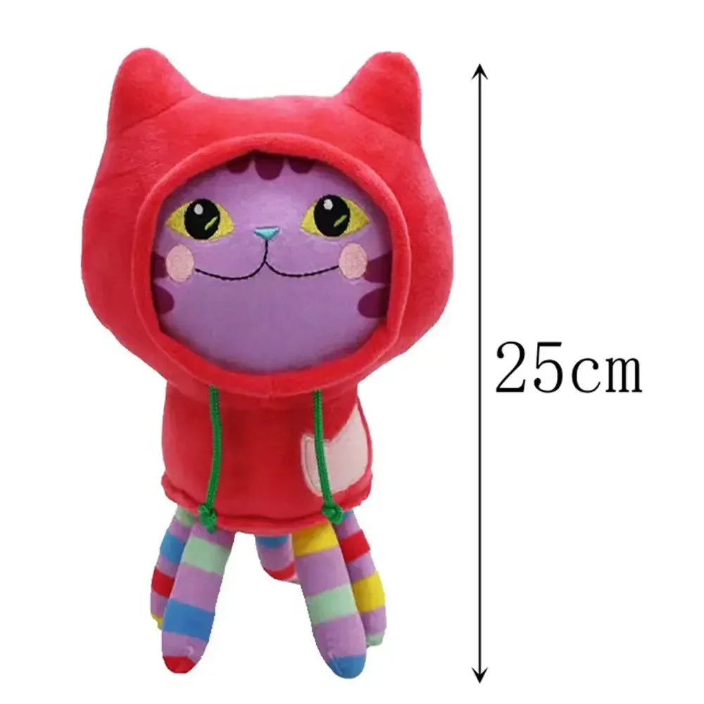 20-30cm Gabby's Doll House Plush Toy Backpack Cat Cake Cat Mermaid Stuffed Animals Plushie Dolls for Kids Gift