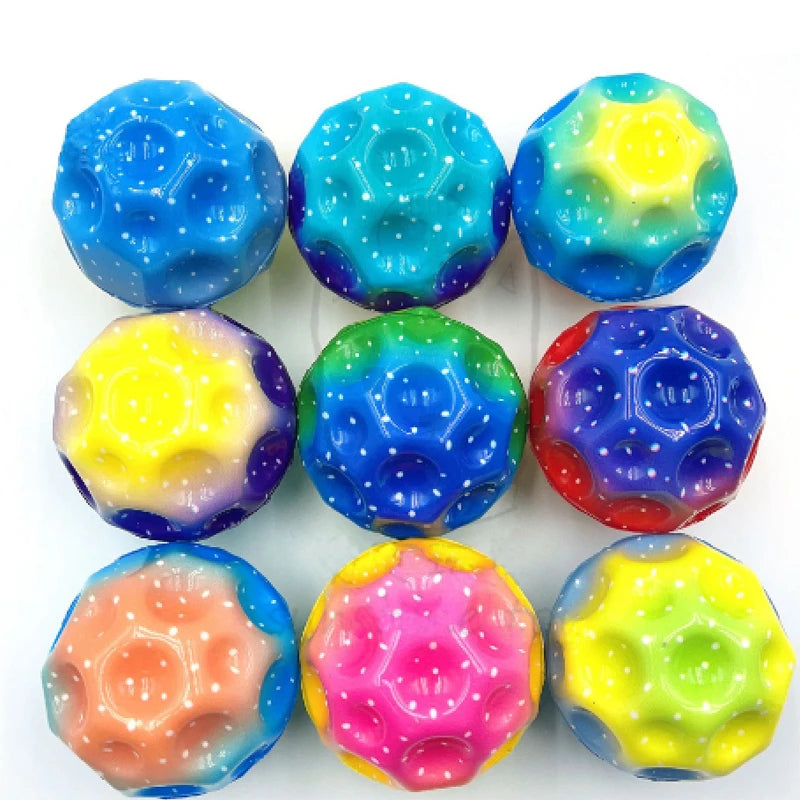 Extreme High Bouncing Ball Space Ball Children Toys Pelota Antiestrés Kinder Spielzeuge Juguetes Sensoriales Para Niños
